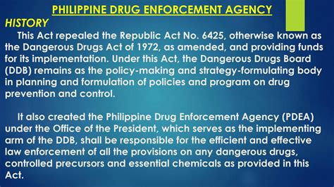 pdea compliance service|Philippine Drug Enforcement Agency .